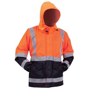 Apparel: Bison Stamina Jacket Orange/Navy