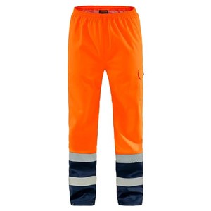 Hi Vis Workwear: Bison Extreme Overtrousers Orange/Navy