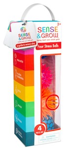 Be Amazing Toys: Sense and Grow-Stress Balls-4 Pack