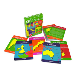 Geo Toys: GEO CARDS, 50 JUMBO SIZED CARDS