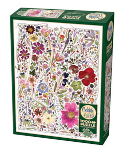 Outset Media: Flower Press: Spring, 1000pc puzzle, Compact