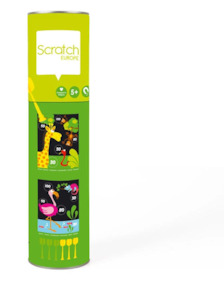 Scratch: SCRATCH DARTS - SMALL ZOO MAGNETIC 24X30CM 2-SIDED PRINTING