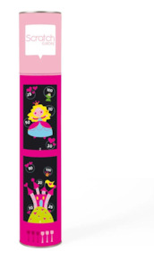 Scratch: SCRATCH DARTS - PRINCESS MAGNETIC 70X36CM 2-SIDED PRINTING