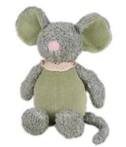 Nursery: 100% ORGANIC BABY MOUSE WITH MUSLIN BODY 30CM