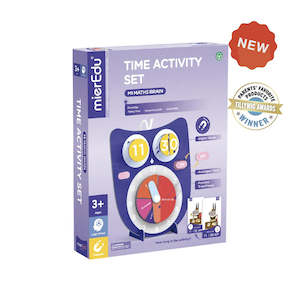 3: Mi Maths Brain - Time Activity Set, Analog and Digital (Magnetic)