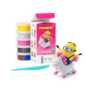 Baby Toddlers Ages Birth 3 Years: HEY CLAY - MINIONS, DAVE & FLUFFY, 5 cans