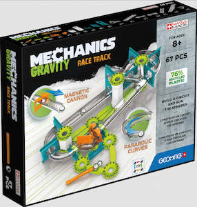 Geomag: 760 Geomag Mechanics Gravity Recycled Race Track 67 pcs