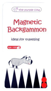 Purple Cow: TRAVEL GAME TIN BACKGAMMON