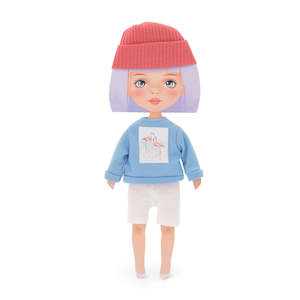 Dolls: Sweet Sisters-Clothing set: Blue sweatshirt