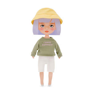 Sweet Sisters-Clothing set: Green sweatshirt