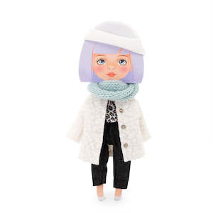Dolls: Sweet Sisters-Clothing set: White fur coat