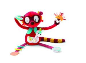 Stuffed Toys: GEORGES CUDDLY ACTIVITY LEMUR