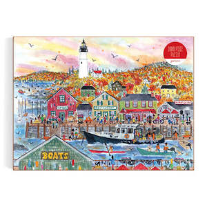 Mixed Brands: Michael Storrings Autumn by the Sea, 1000 Piece Puzzle