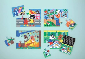 4-IN-A-BOX PUZZLE SETS, KINDNESS, F20