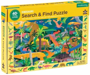 Search & Find Dinosaurs 64 Piece Puzzle