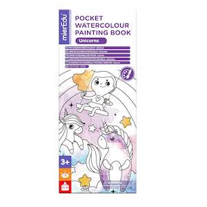Travel: Pocket Water Colour Painting Book - Unicorns