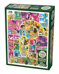 Doodlecats, 1000pcs, Compact