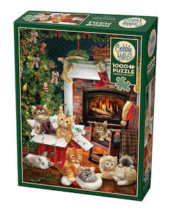 Christmas Kittens, 1000pcs, Compact
