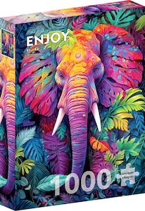 Jigsaw Puzzles: Disguised Elephant, 1000pcs