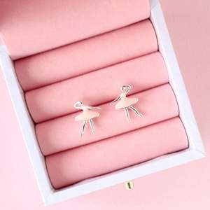 Ballet Earrings - Sterling Silver Post & Earnut