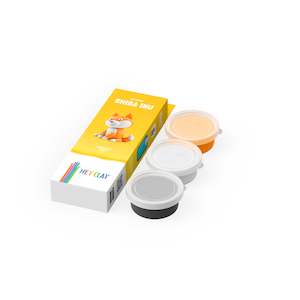 Arts Crafts 1: HEY CLAY, DOG STORY, SHIBA INU, 3 CANS, 5 COLOUR