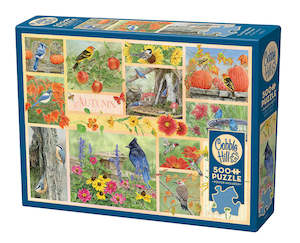 Garden Birds in Autumn, 500pcs, Compact