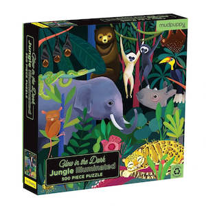 Halloween: Illuminated Jungle Glow in the Dark 500pc Puzzle