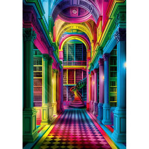 Puzzles: Colorboom Athenaeum, 1000pcs, Compact