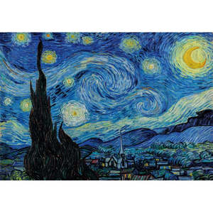 Puzzles: The Starry Night, Museum, 1000pcs, Compact
