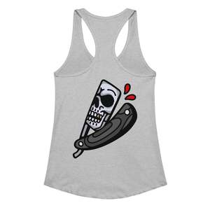 Cut Throat Women’s fitted racerback tank top - light