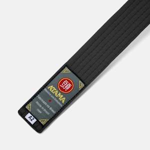Brazilian Jiu Jitsu Belts: ATAMA Standard BJJ Belt -Black