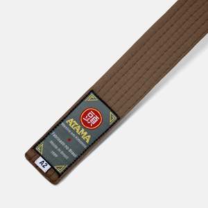 Brazilian Jiu Jitsu Belts: ATAMA Standard BJJ Belt -Brown
