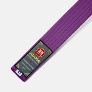 Brazilian Jiu Jitsu Belts: ATAMA Standard BJJ Belt - Purple