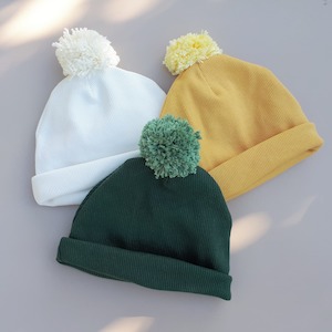 Autumn Winter 22: Rib Pom Pom Beanie