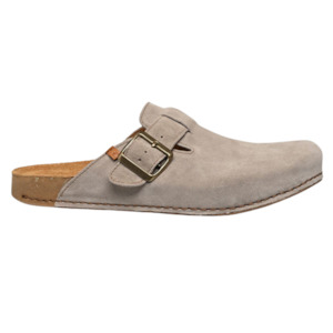 sandals: El Naturalista Balance Clog Taupe