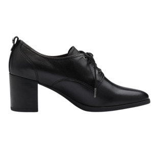 Heel: Tamaris Trotteur Bootie, Black