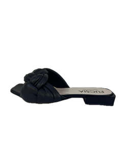 Sandals: Fucsia Sandal Black