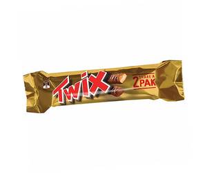 Bars: Twix Chocolate Bar Twin Pack – Bulk 20 x 72gm