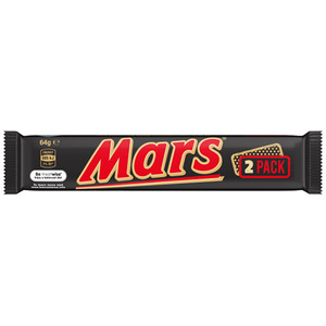 Bars: Mars Bar Twin Pack- Bulk 24 x 64gm