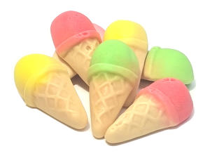 Fondant: Jelly-filled Ice Cream Cones