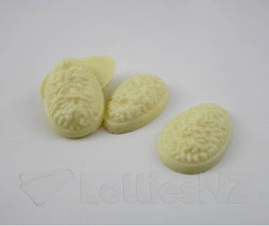 Products: White Choc Coconut Halves