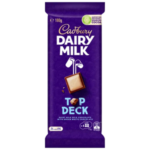 Cadbury Top Deck Chocolate Block 180g - Lollies Online