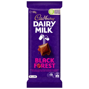Products: Cadbury Black Forest Chocolate Block 180g - Lollies Online