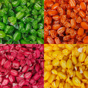 Single Colour Lollies: Sherbet Shots