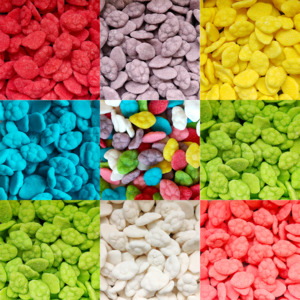 Single Colour Lollies: Clouds