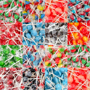 Wrapped Lollies: Dobson Mega Lollipop Singles