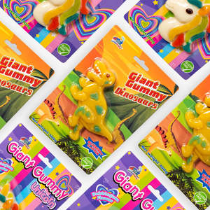 Novelty Lollies: Giant Gummy Dinosaur or Unicorn