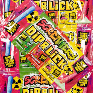 Novelty Lollies: Zed Candy Screamers Dip & Lick