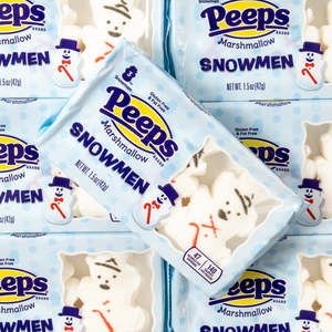 Marshmallow And Fondant: Peeps Marshmallow Snowmen