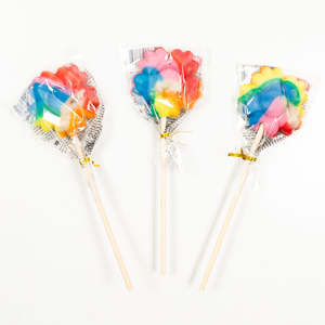 Easter: Big Flower Rainbow Lollipop